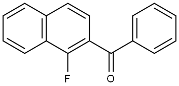 (1-fluoronaphthalen-2-yl)(phenyl)methanone 结构式