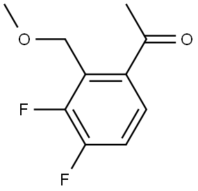 1-(3,4-difluoro-2-(methoxymethyl)phenyl)ethanone Structure