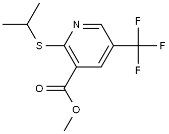 3002434-07-0 methyl 2-(isopropylthio)-5-(trifluoromethyl)nicotinate