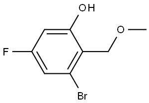 3-bromo-5-fluoro-2-(methoxymethyl)phenol Structure