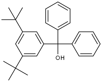 (3,5-di-tert-butylphenyl)diphenylmethanol Structure