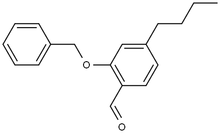 2-(benzyloxy)-4-butylbenzaldehyde Structure