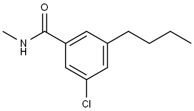 3-butyl-5-chloro-N-methylbenzamide 结构式