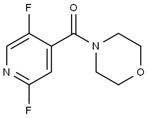 (2,5-difluoropyridin-4-yl)(morpholino)methanone Structure