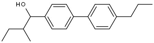 2-methyl-1-(4'-propyl-[1,1'-biphenyl]-4-yl)butan-1-ol Structure