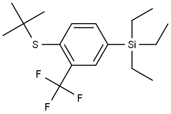 3002443-07-1 (4-(tert-butylthio)-3-(trifluoromethyl)phenyl)triethylsilane