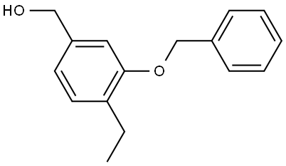 (3-(benzyloxy)-4-ethylphenyl)methanol 结构式