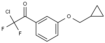 3002445-85-1 2-chloro-1-(3-(cyclopropylmethoxy)phenyl)-2,2-difluoroethanone