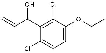 1-(2,6-dichloro-3-ethoxyphenyl)prop-2-en-1-ol Struktur