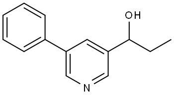 1-(5-phenylpyridin-3-yl)propan-1-ol Structure