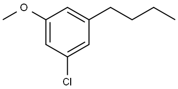 1-butyl-3-chloro-5-methoxybenzene Struktur