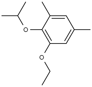 1-ethoxy-2-isopropoxy-3,5-dimethylbenzene Structure