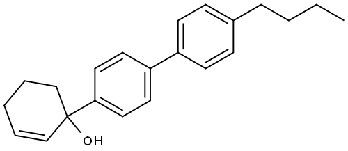 4''-butyl-1,2,3,4-tetrahydro-[1,1':4',1''-terphenyl]-1-ol Structure