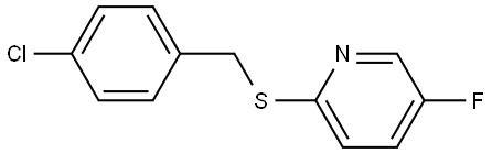 2-((4-chlorobenzyl)thio)-5-fluoropyridine|