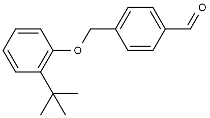 4-((2-(tert-butyl)phenoxy)methyl)benzaldehyde|