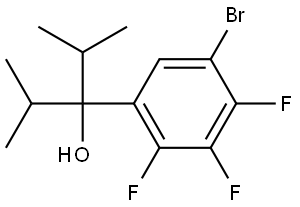 3-(5-bromo-2,3,4-trifluorophenyl)-2,4-dimethylpentan-3-ol,3002451-65-9,结构式