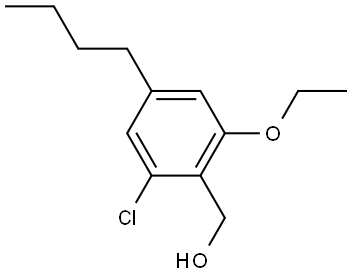 (4-butyl-2-chloro-6-ethoxyphenyl)methanol Structure