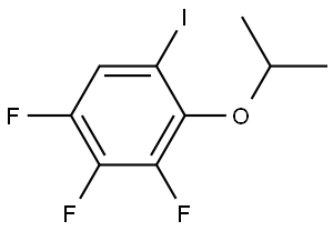 1,2,3-trifluoro-5-iodo-4-isopropoxybenzene Structure