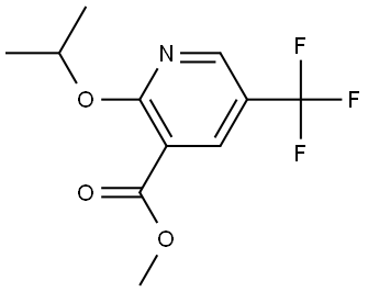 methyl 2-isopropoxy-5-(trifluoromethyl)nicotinate,3002468-62-1,结构式