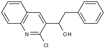 1-(2-chloroquinolin-3-yl)-2-phenylethanol Structure