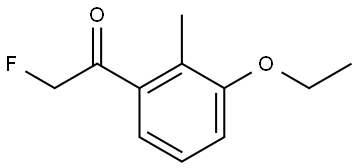 1-(3-ethoxy-2-methylphenyl)-2-fluoroethanone 结构式