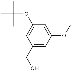 (3-(tert-butoxy)-5-methoxyphenyl)methanol Struktur