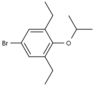 5-bromo-1,3-diethyl-2-isopropoxybenzene Structure