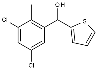 (3,5-dichloro-2-methylphenyl)(thiophen-2-yl)methanol Structure