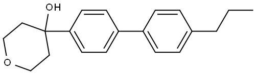 4-(4'-propyl-[1,1'-biphenyl]-4-yl)tetrahydro-2H-pyran-4-ol Structure