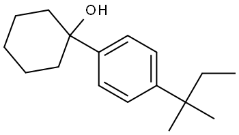 1-(4-(tert-pentyl)phenyl)cyclohexanol Structure