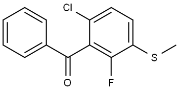 3002485-53-9 (6-chloro-2-fluoro-3-(methylthio)phenyl)(phenyl)methanone