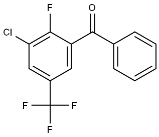 (3-chloro-2-fluoro-5-(trifluoromethyl)phenyl)(phenyl)methanone,3002485-69-7,结构式