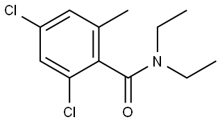 2,4-dichloro-N,N-diethyl-6-methylbenzamide Structure