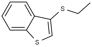 3-(ethylthio)benzo[b]thiophene Structure