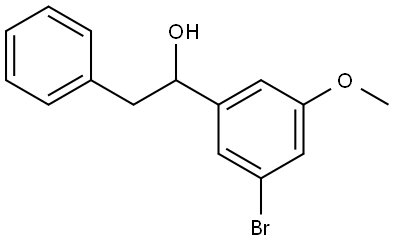 1-(3-bromo-5-methoxyphenyl)-2-phenylethanol Structure