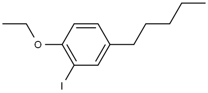 1-ethoxy-2-iodo-4-pentylbenzene Structure