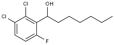 1-(2,3-dichloro-6-fluorophenyl)heptan-1-ol Structure