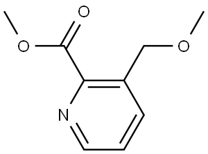 methyl 3-(methoxymethyl)picolinate Structure