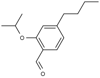 4-butyl-2-isopropoxybenzaldehyde Structure