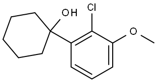 1-(2-chloro-3-methoxyphenyl)cyclohexanol Structure