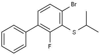 (4-bromo-2-fluoro-[1,1'-biphenyl]-3-yl)(isopropyl)sulfane 结构式