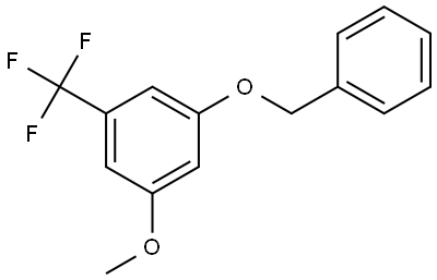 1-(benzyloxy)-3-methoxy-5-(trifluoromethyl)benzene Struktur