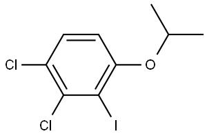 1,2-dichloro-3-iodo-4-isopropoxybenzene Structure