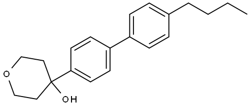 4-(4'-butyl-[1,1'-biphenyl]-4-yl)tetrahydro-2H-pyran-4-ol Structure