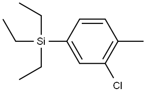 (3-chloro-4-methylphenyl)triethylsilane|