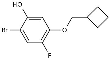 2-bromo-5-(cyclobutylmethoxy)-4-fluorophenol|