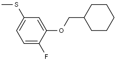 3002514-96-4 (3-(cyclohexylmethoxy)-4-fluorophenyl)(methyl)sulfane