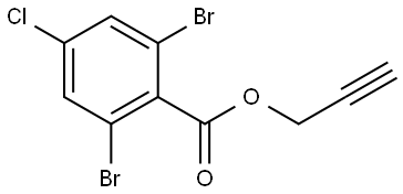 prop-2-yn-1-yl 2,6-dibromo-4-chlorobenzoate,3002516-68-6,结构式