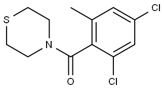 (2,4-dichloro-6-methylphenyl)(thiomorpholino)methanone Structure