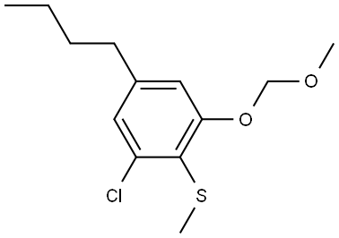 (4-butyl-2-chloro-6-(methoxymethoxy)phenyl)(methyl)sulfane|